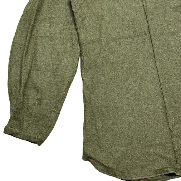 Isabel Marant Sweater Small Puffed Sleeve Pullover Alpaca Wool Dark Green - Picture 10 of 13